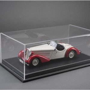 Atlantic Mulhouse 1/18 Scale Display Case with lBlack eather base Black – 1/18