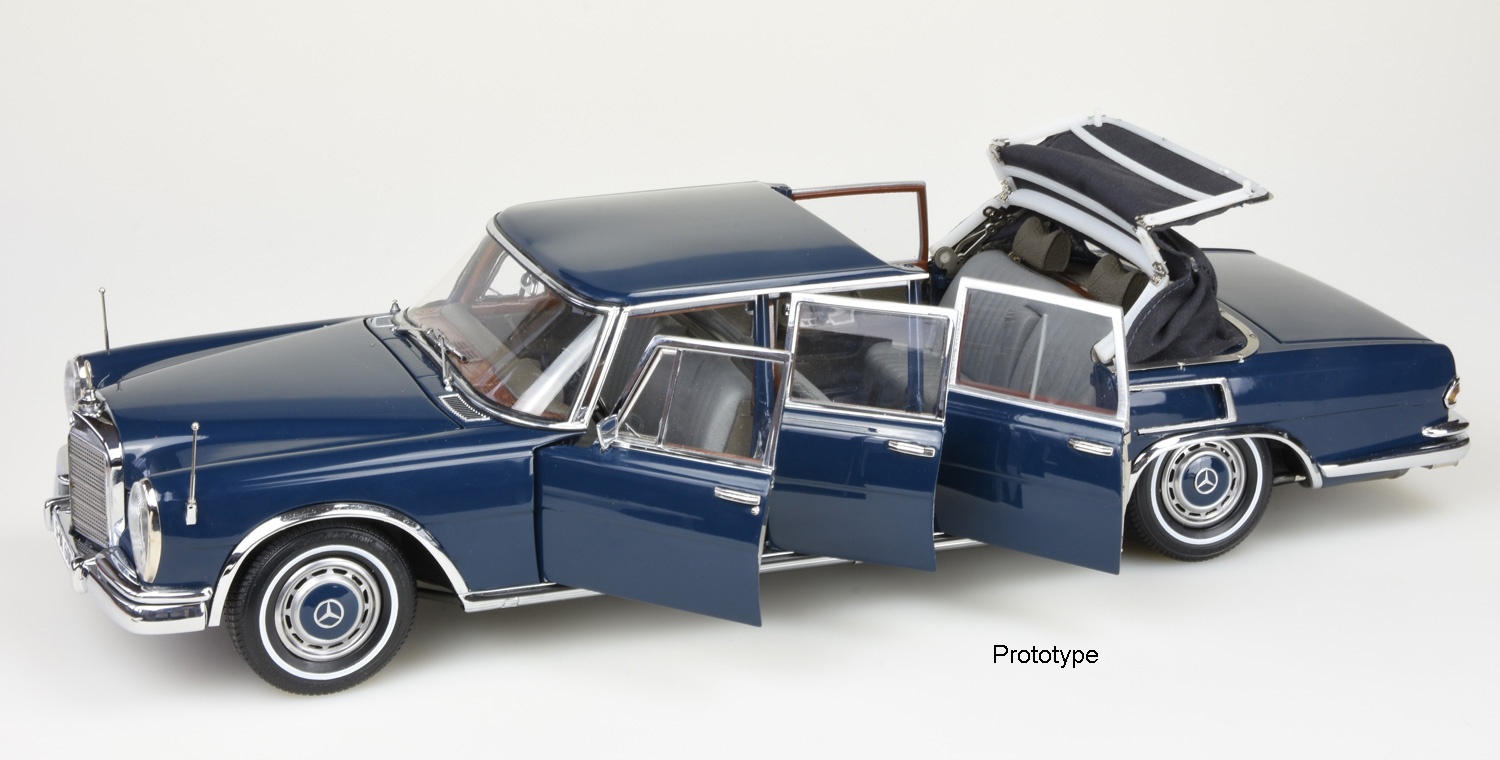 CMC Mercedes-Benz 600 Pullman Landaulet, funktionierendes Verdeck – 1/18 – Bild 9