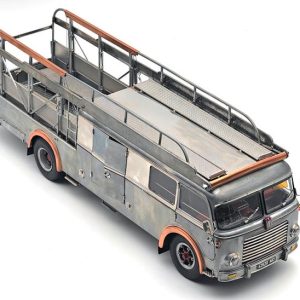 CMC Ferrari Renntransporter, Typ Fiat 642 RN2 Bartoletti, 1957, CLEAR FINISH – 1/18