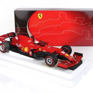 BBR Ferrari SF21 Gran Premio del made in Italy e dell Emilia Romagna C. Leclerc |car n. 16 RED SOFT tyres polifoam base – 1/18