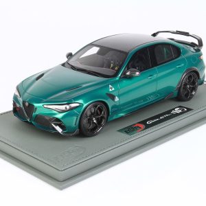 BBR Alfa Romeo Giulia GTAM Verde Montreal|black seat belts black brakes – 1/18