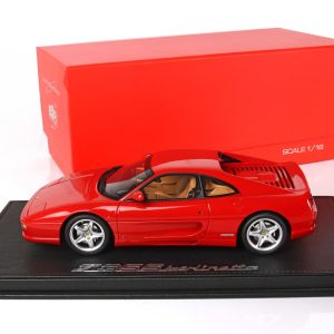BBR Ferrari F355 Berlinetta 1994 manual gear Rosso Corsa – beige interior – 1/18